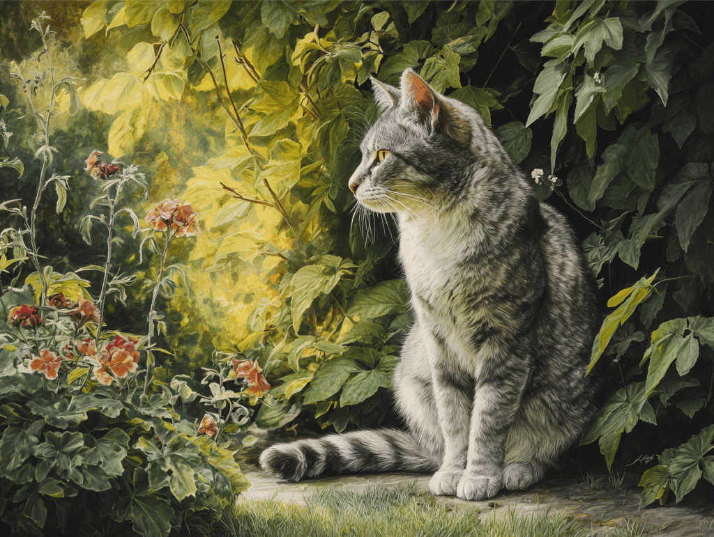 Midjourneyで生成した猫のAI画