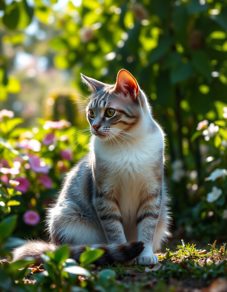 Mage.spaceで生成した猫のAI画像