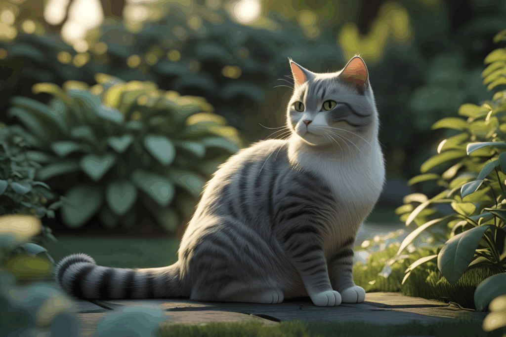 Canva AI　で生成した猫のAI画像